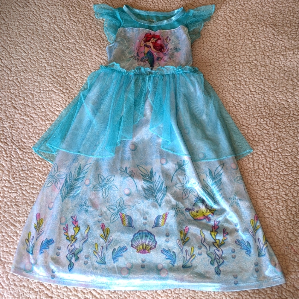 Little Mermaid Nightgown 4T